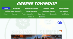 Desktop Screenshot of mygreenetownship.com